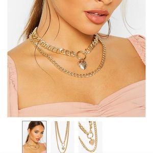 chunky gold chain necklace